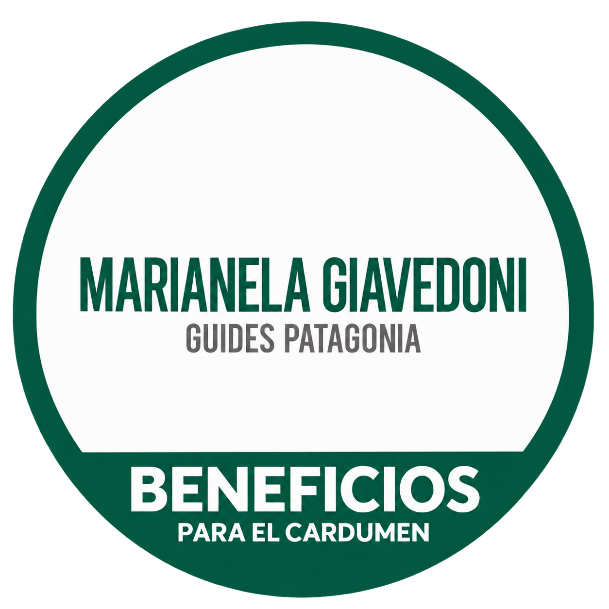 Emblema verde de beneficios pesqueros